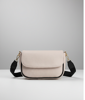 Beige sling bag
