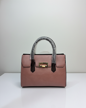 Pink satchel bag