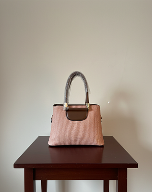 Pink satchel bag
