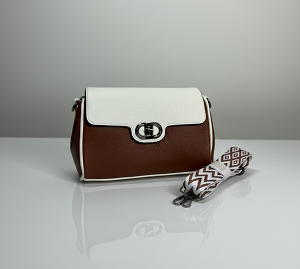 Brown untitled folder bag