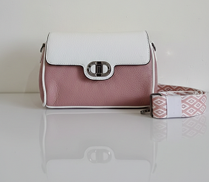 Pink crossbody bag