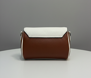 Brown untitled folder bag