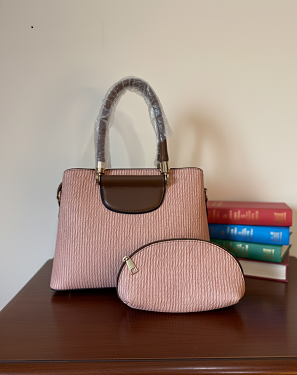 Pink satchel bag