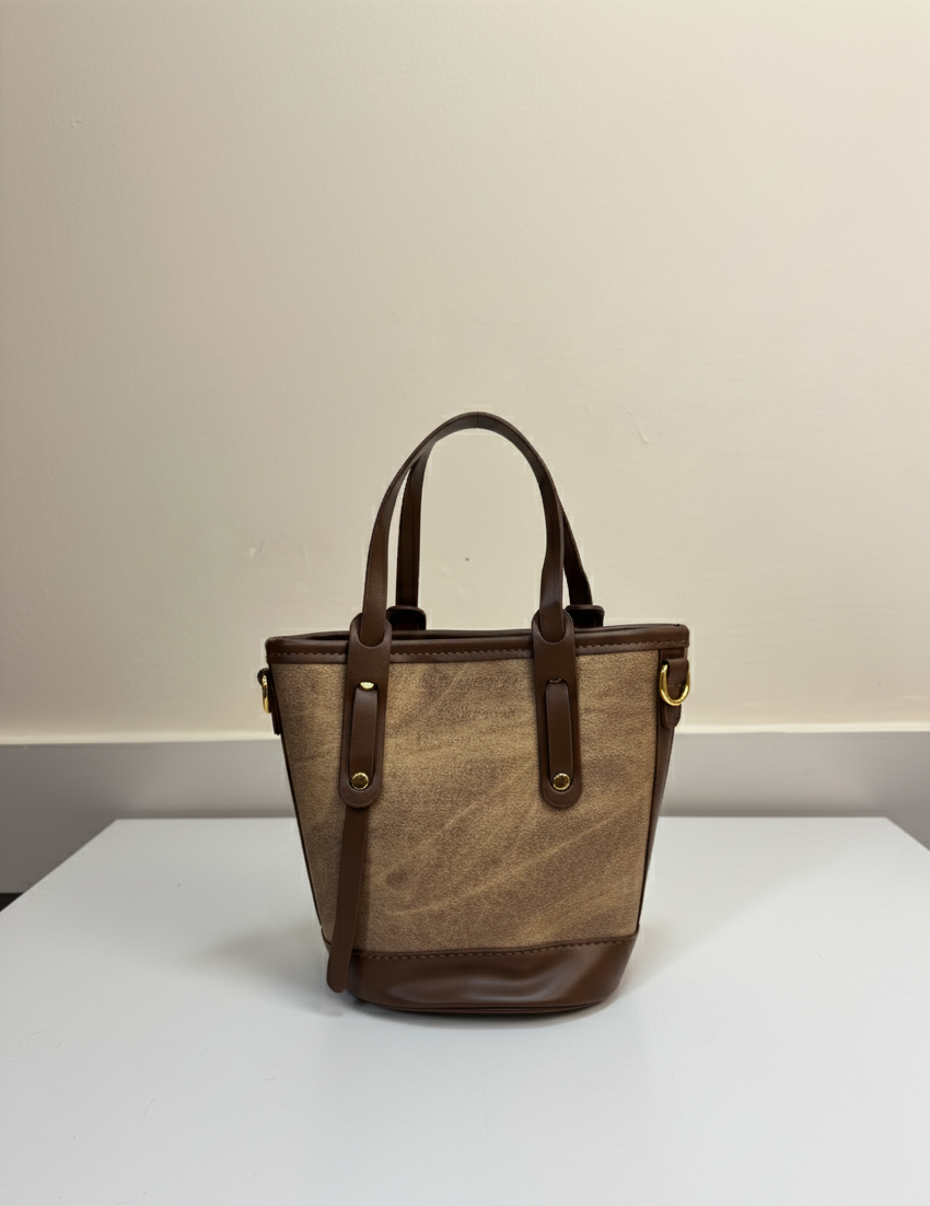 Bucket handheld bag