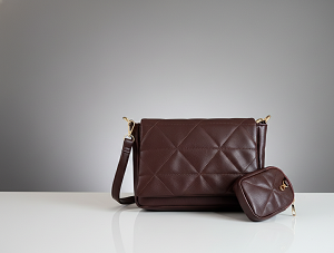 Brown messenger bag