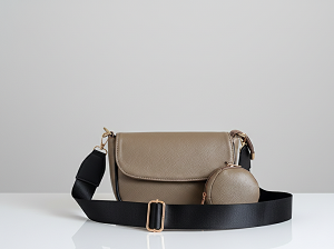Green sling mini pouch bag