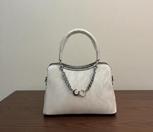 White satchel bag