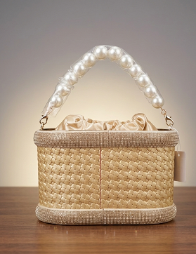 Bucket clutch bag