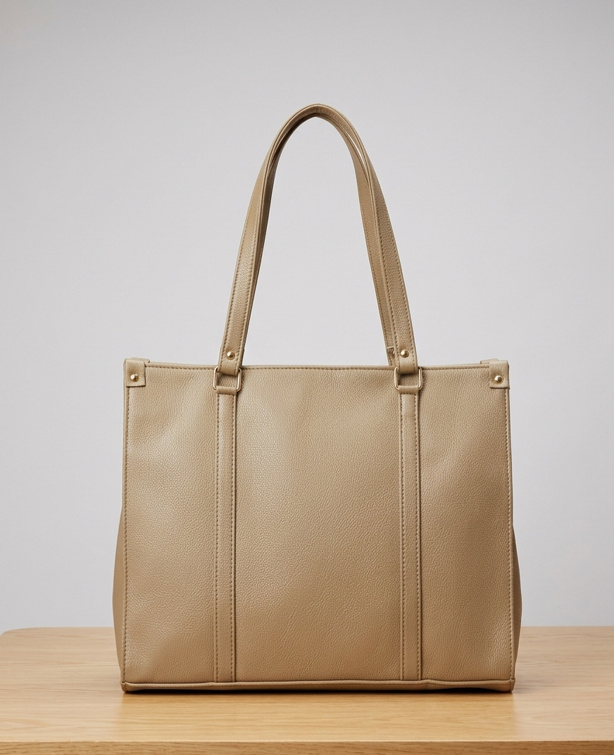 Khakhi tote bag